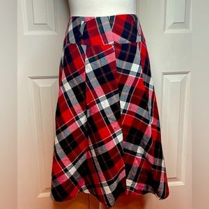 Jones New York Sport Plaid Skirt